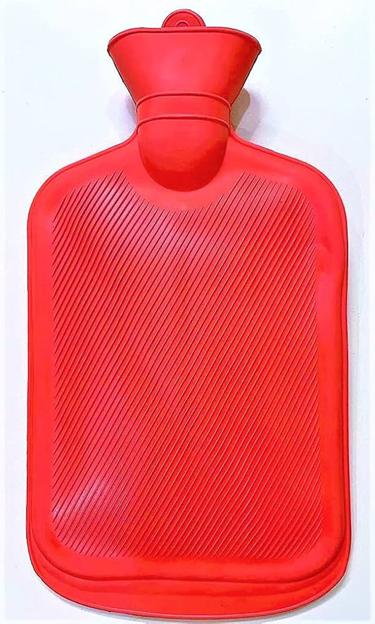 Duluxe Quality Rubber Hot Water Bag for Neck or Back Pain Relief