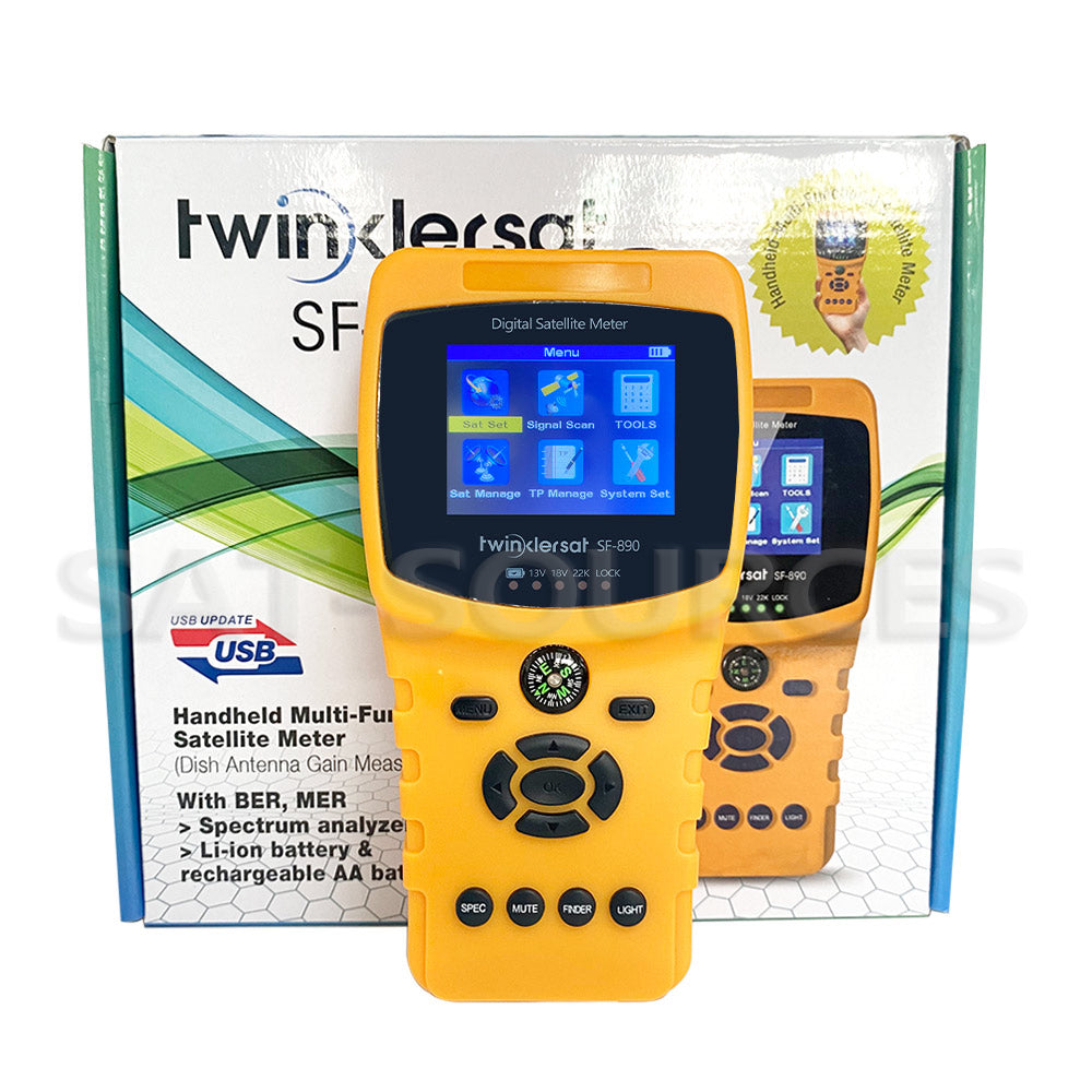 Twinklersat SF-890 Handheld multi-Funtional Satellite Finder meter