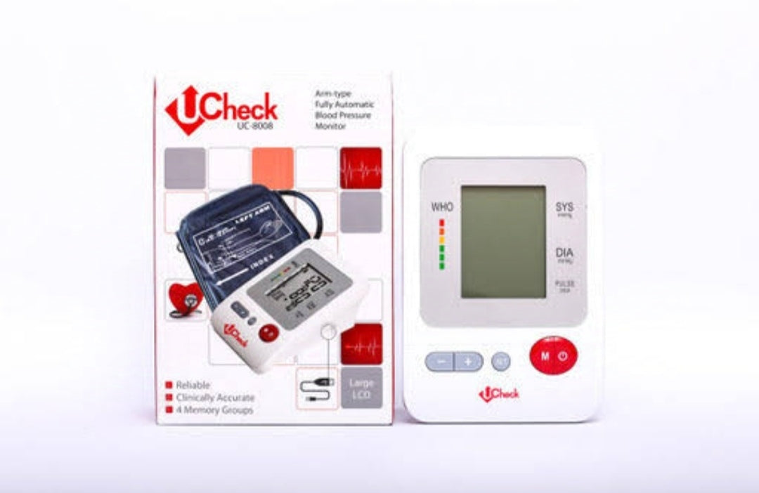 UCheck Arm Type 8008 Fully Automatic Digital Blood Pressure Monitor