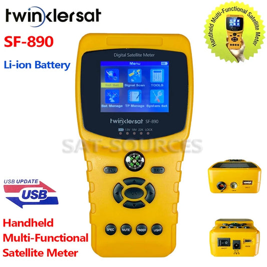 Twinklersat SF-890 Handheld multi-Funtional Satellite Finder meter