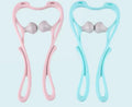 Neck Massager High Quality Multi-function Manual Relaxed Cervical Massager Pressure Relieve Double Ball Pressing Meridian Massager