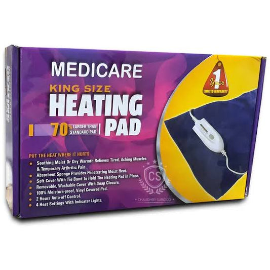 Medicare Heating Pad King Size Washable Comfort Pad for Pain Relief