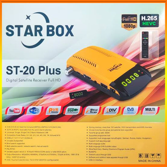 Star Box ST20 Plus Dish Reciever