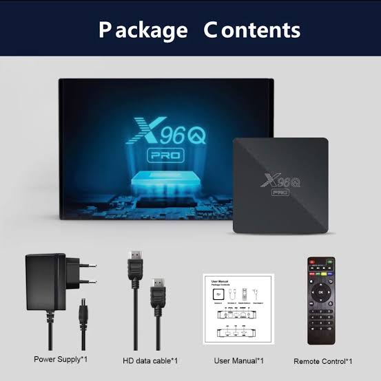 X96Q Pro Android TV Box 8GB-128GB Original China Smart TV Box